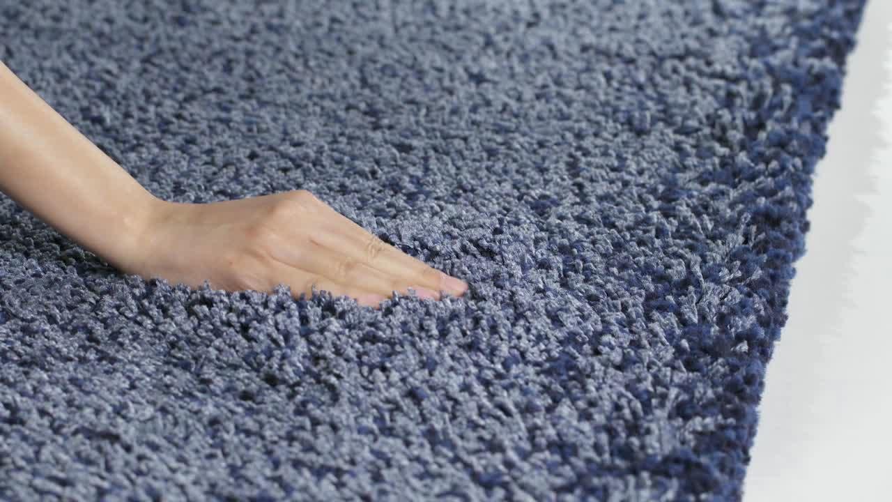 SAFAVIEH Santa Monica Shag Mushroom 7 ft. x 10 ft. Solid Area Rug