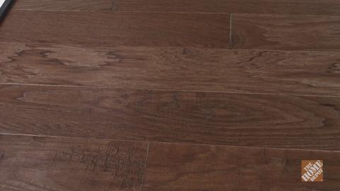 Shaw Western Saddle Hickory 3/8 In. T X 5 in. W Tongue and Groove Scraped Engineered Hardwood Flooring (23.66 sq.ft./case)