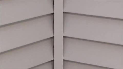 Ply Gem Take Home Sample Transformations Double 4.5 in. x 24 in. Dutch Lap Vinyl Siding in Stone Gray TR45SAMPLNS