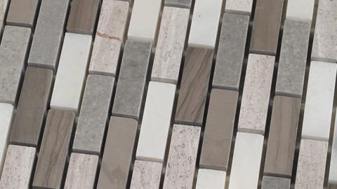 MSI Arctic Storm 12 in. x 12 in. x 10mm Honed Marble Mesh-Mounted Mosaic Floor and Wall Tile (1 sq. ft.)