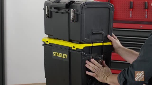 Details about   Stanley STST18613 3 In 1 Large Rolling Workshop Portable Tool Box Organizer NEW 
