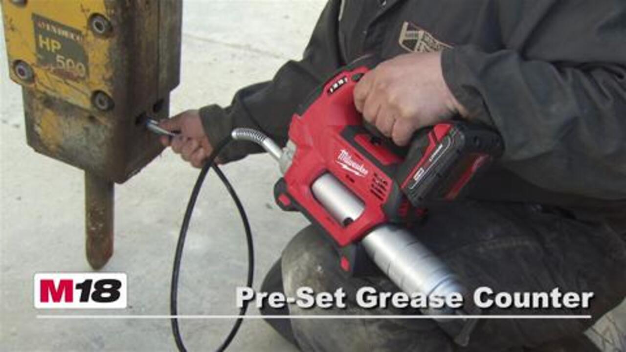 M18 18V Lithium-Ion Cordless Grease Gun 2-Speed (Tool-Only)