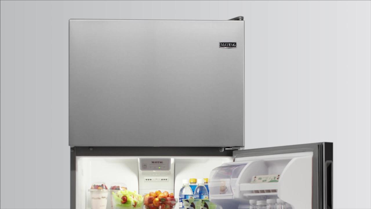 MRT118FFFZ by Maytag - 30-Inch Wide Top Freezer Refrigerator with  PowerCold® Feature- 18 Cu. Ft.