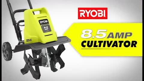 RYOBI 16 in. 13.5 Amp Corded Cultivator RYAC701 - The Home Depot