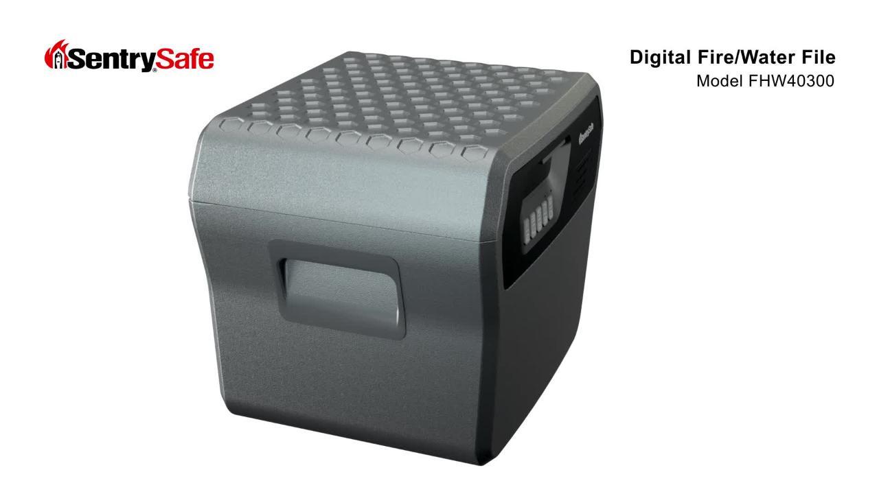 SentrySafe 0.66 cu. ft. Fireproof & Waterproof Safe File Box