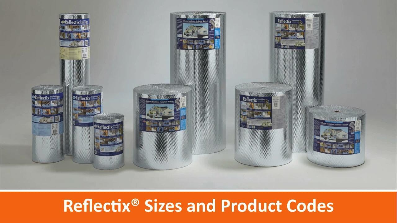 Double Reflective Radiant Barrier Insulation Reflectix 16 in Roll x 100 ft 