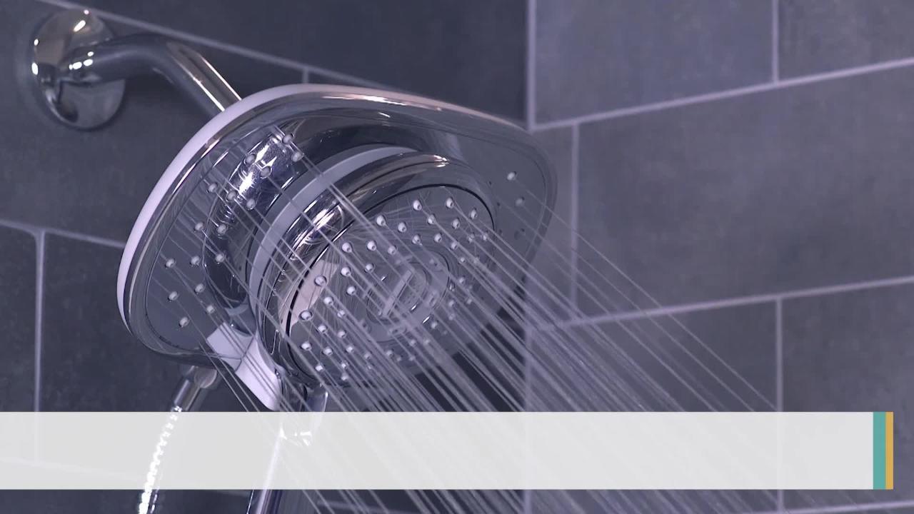 Spectra 4-spray 9.5 in. Dual Shower Head and Handheld Shower Head in Chrome Spectra 4-spray 9.5 in. Dual Shower Head and Handheld Shower Head in Chrome