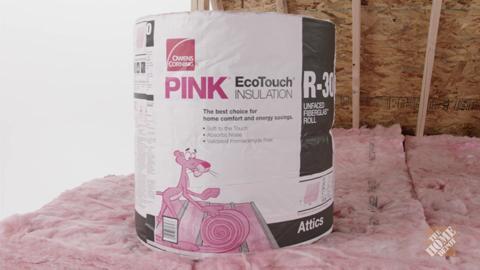 Owens Corning R 30 Pink Unfaced Fiberglass Insulation Roll 23 In X 25 Ft 12 Rolls Ru71 The Home Depot