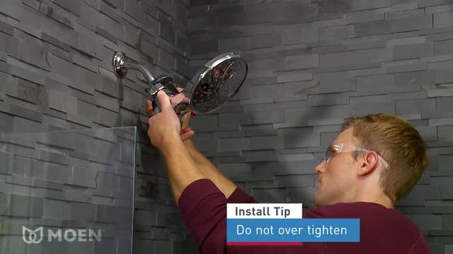 Attract 6-spray 6.75 in. Dual Shower Head and Handheld Shower Head in Chrome Attract 6-spray 6.75 in. Dual Shower Head and Handheld Shower Head in Chrome