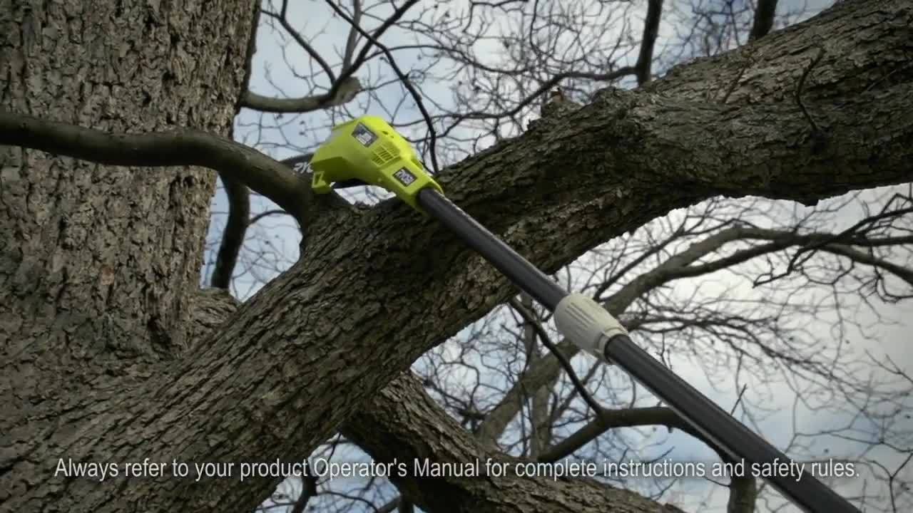 Ryobi pole saw online corded