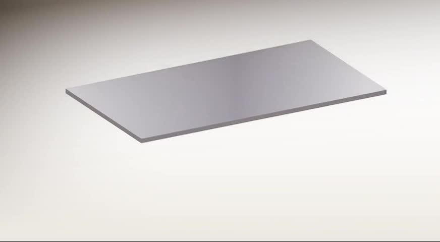 Wilsonart 4 ft. x 8 ft. Laminate Sheet in Traceless Black Velvet