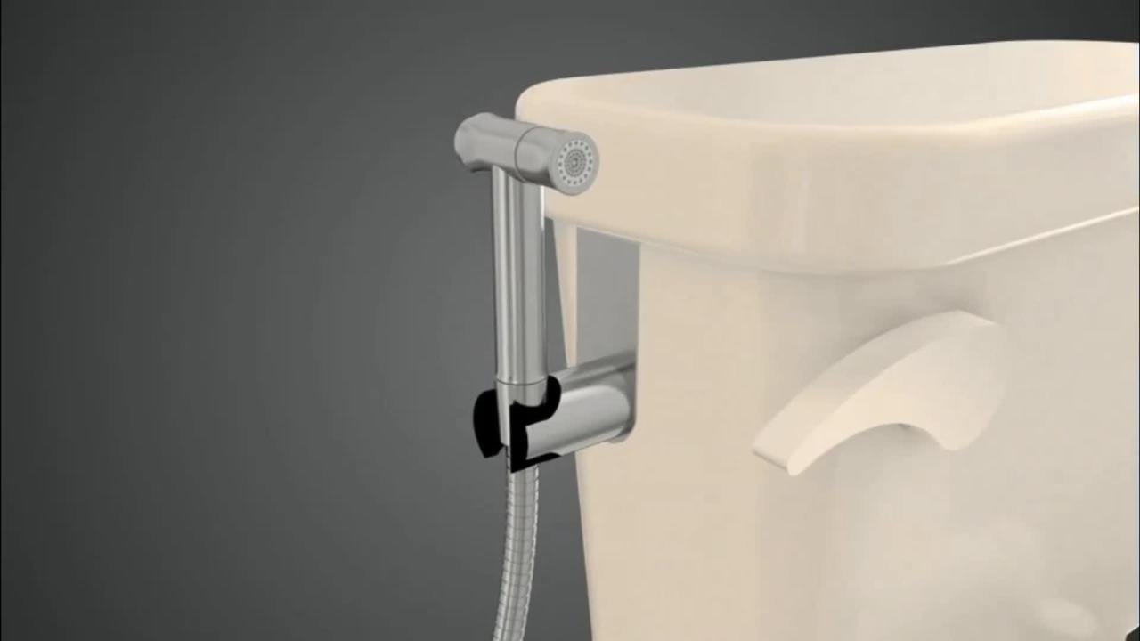 Modern Handheld Bidet Toilet Sprayer Set, Stainless Steel, Easy to Install  Toilet Paper Alternative, With Flow Control Valve (Barrel)
