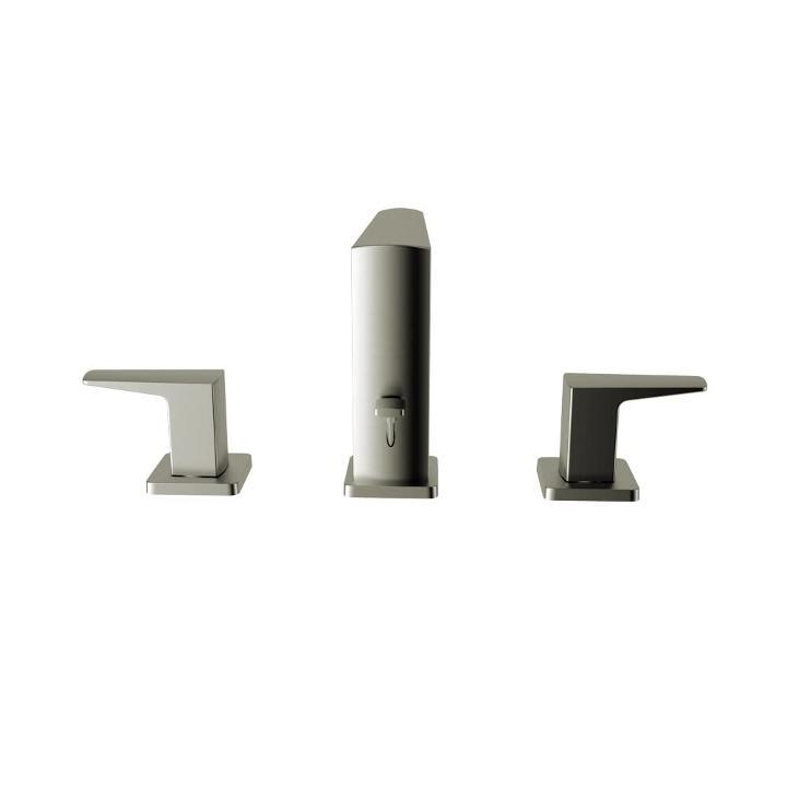 Tallinn 8 in. Widespread 2-Handle Bathroom Faucet in Brushed Nickel  InfinityFinish
