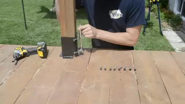 Pylex Bolt Spike Head 6 in x 6 in Post Anchor