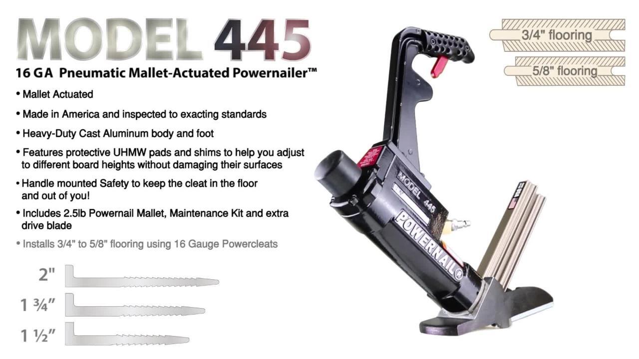 hardwood flooring cleat nailer