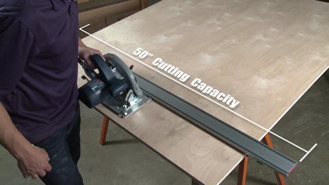 BORA - 50 in. WTX Clamp Edge and Saw Guide Kit