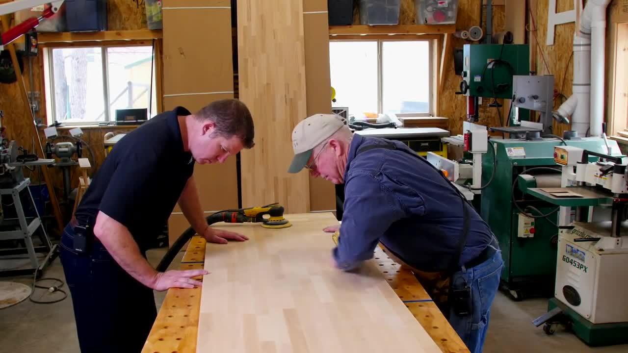 HARDWOOD REFLECTIONS 4 ft. L x 25 in. D Unfinished Beech Solid Wood Butcher Block Countertop With Eased Edge
