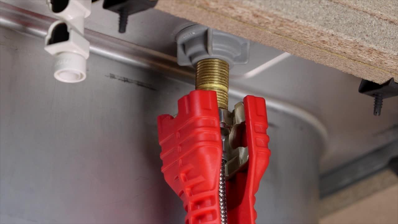 RIDGID EZ Change Plumbing Wrench Faucet Installation and Removal