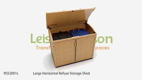 Multi-Fuctional Trash Can Bamboo Wood Storage Bins Garage Bin - China Trash  Can and Storage Bins price