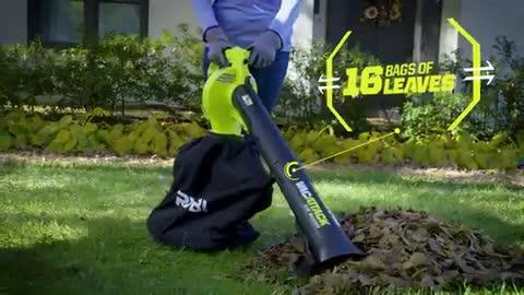 WORKSITE Powerful Leaf Blower Vacuum Cleaner Snow Dust Air Garden