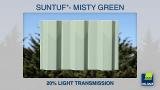 Suntuf 26" X 6' Misty Green Polycarbonate Roof Panel – Durable For Patios, Decks & Carports