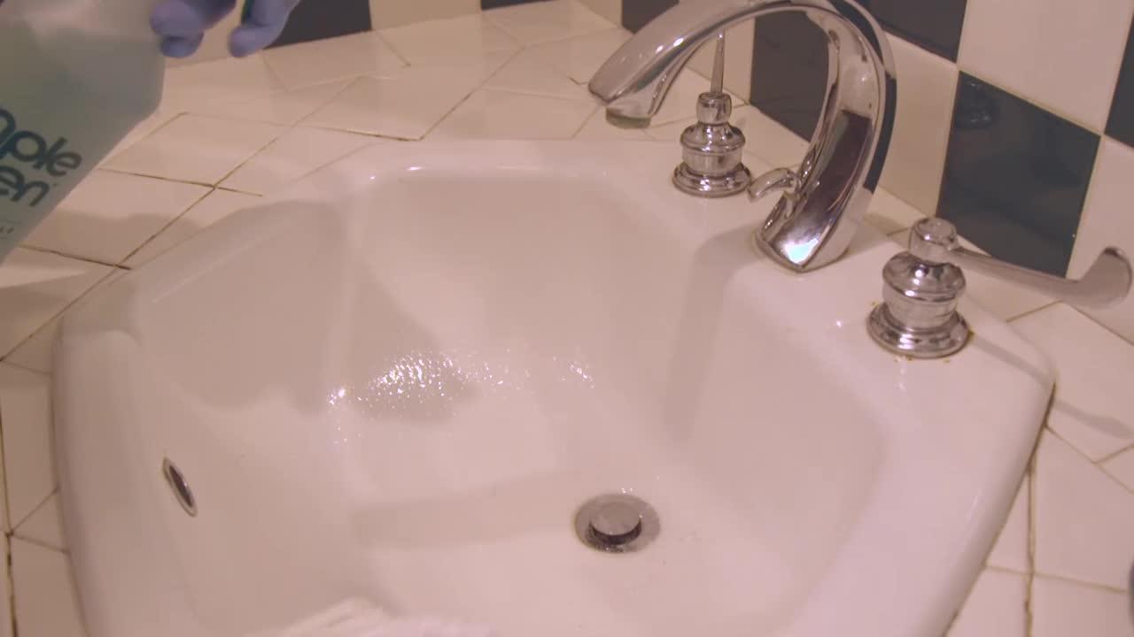 Bathroom Mop Bath Shower Screen Tile Cleaning Kit Floor Cleaner