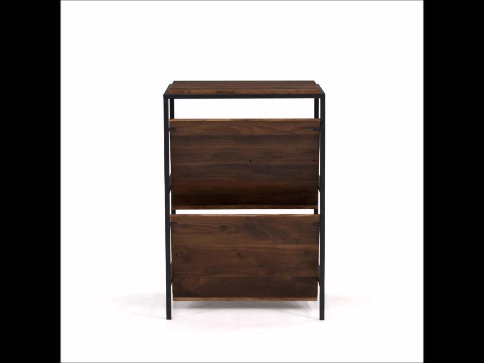 Sauder Nova Loft Accent Storage, Grand Walnut Finish