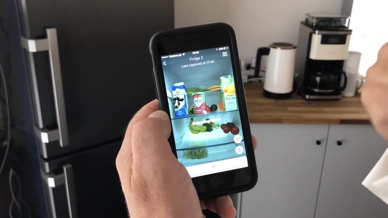 smart fridge camera inside