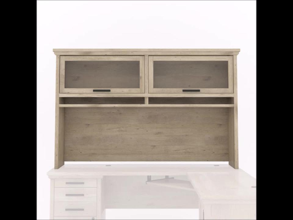 Shop our Prime Oak L-Shaped Desk with Storage by Sauder, 427163