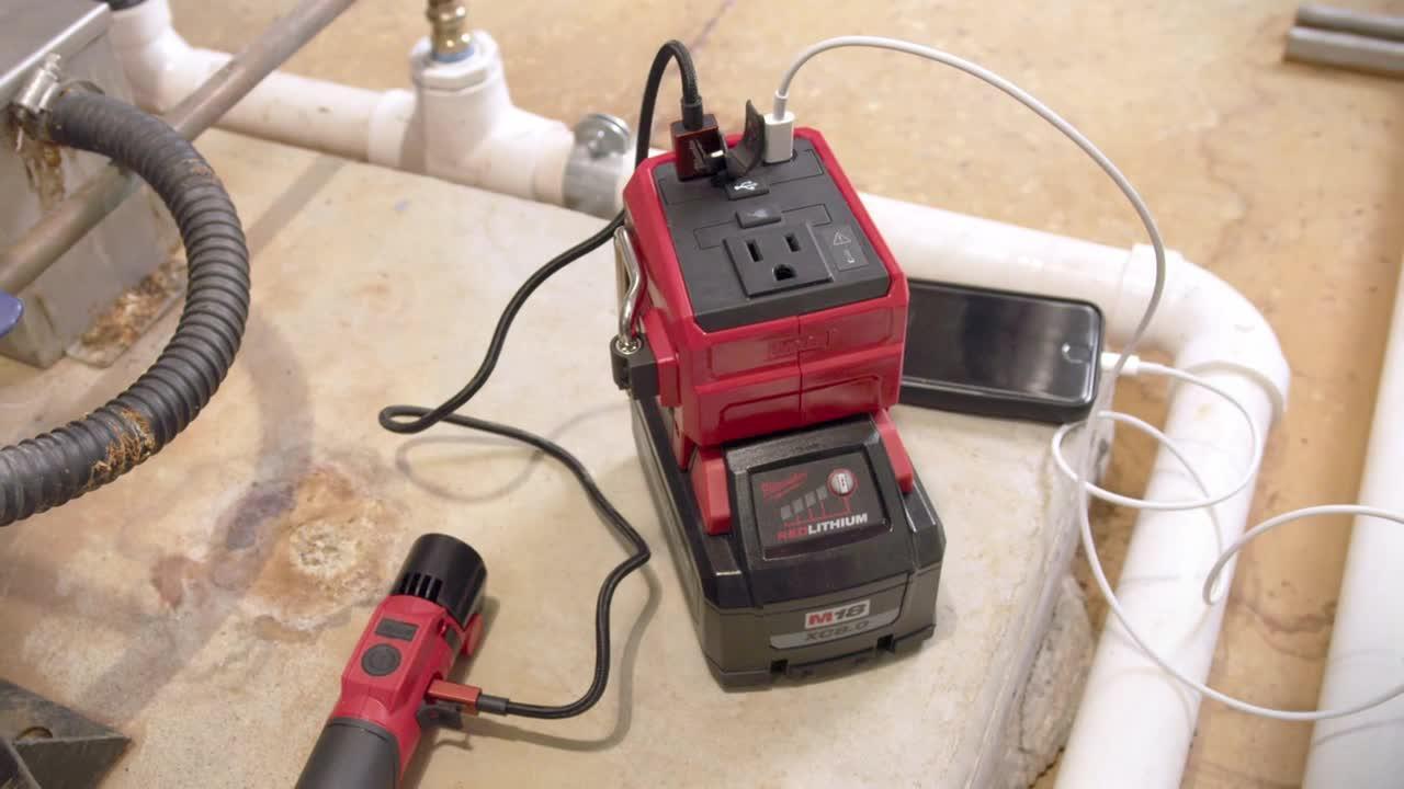 Corded To Cordless Pressure Washer 220V to 20V — Use Milwaukee M18 Battery  