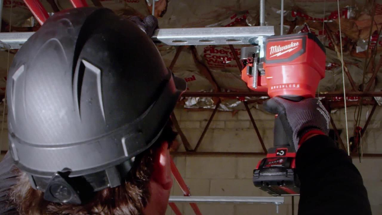 Milwaukee m18 brushless threaded rod online cutter