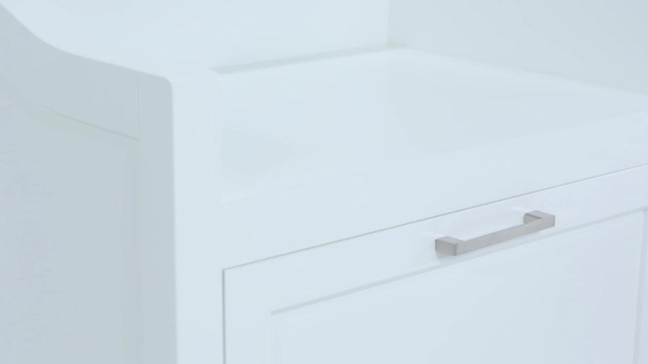 Avington 15 .W x 29.9 in. H Floor Storage Bath Cabinet in Pure White