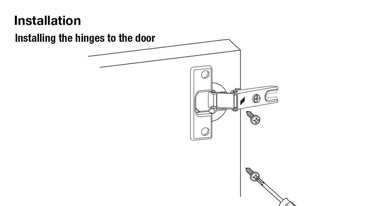 Frameless Full Overlay 95° Hinge Set (2-Pack) Frameless Full Overlay 95° Hinge Set (2-Pack)
