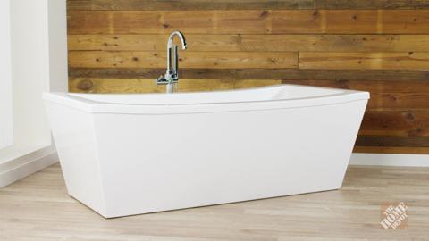 Terra 70 in. Acrylic Double Slipper Flatbottom Non-Whirlpool Center Drain Bathtub in White Terra 70 in. Acrylic Double Slipper Flatbottom Non-Whirlpool Center Drain Bathtub in White