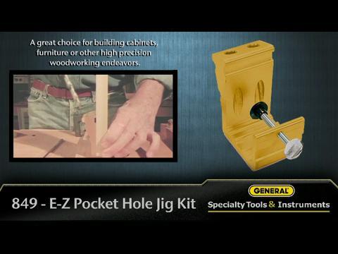 General Tools Aluminum EZ Dowel Joining Jig Kit 841 - The Home Depot