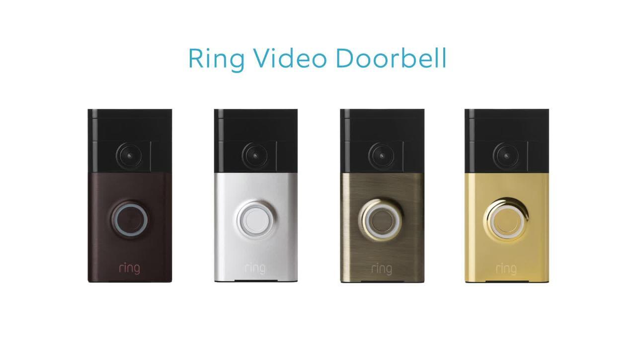 Ring Video Doorbell Pro 1080P Smart Wi-Fi Wired - SATIN NICKEL - NEW SEALED