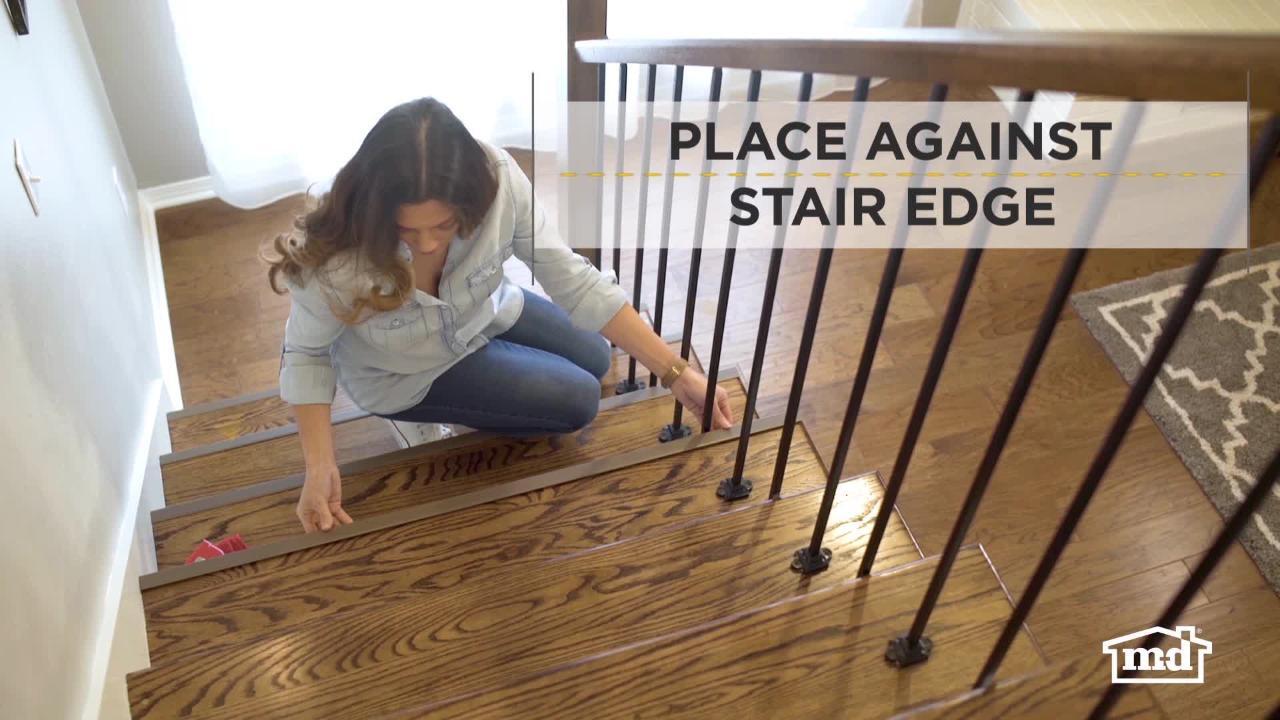  Metal Stair Nosing Stair Edging, Gold Non-Slip Edge