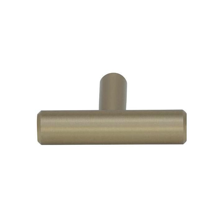 Bar Pulls 1-15/16 in. (49 mm) Golden Champagne Cabinet Knob