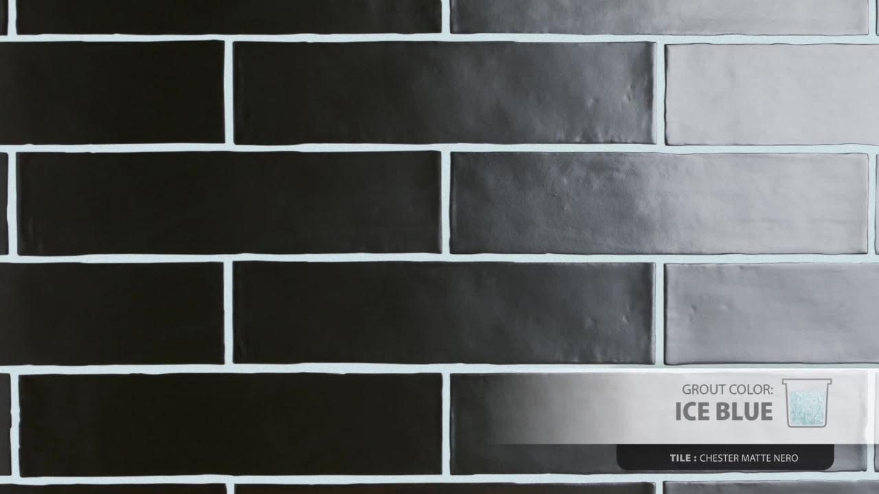 Merola Tile Chester Matte Nero 3 in. x 12 in. Ceramic Wall Subway Tile 5.93 Sq. ft. / Case Matte Nero / Medium Sheen