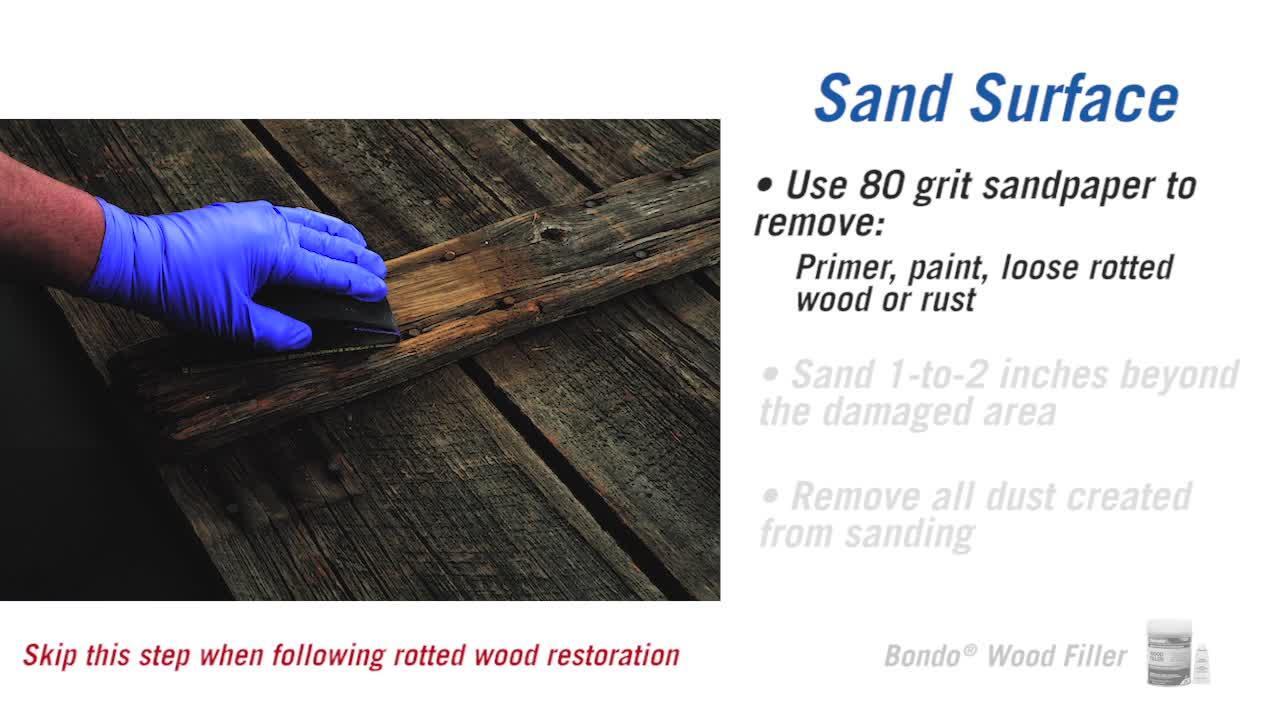 3M™ Bondo® Wood Filler, 30081, 0.75 Pint, 4 per case
