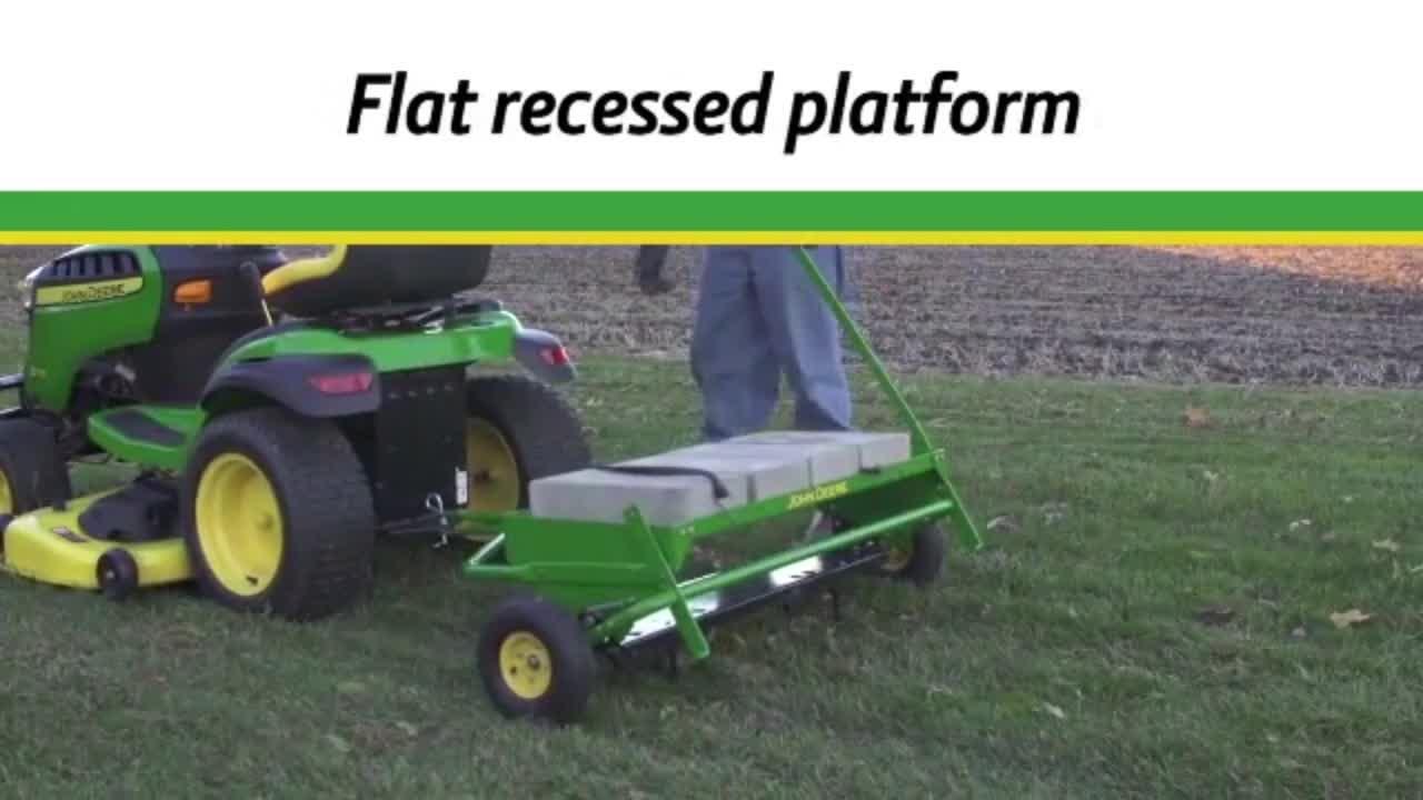 John deere best sale lawn aerator attachment