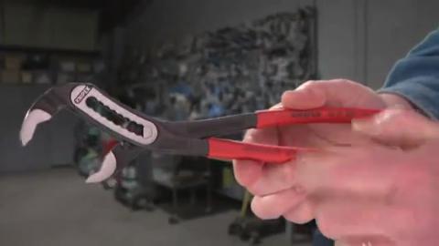 KNIPEX Cobra Series 10 in. Spring Loaded Water Pump Pliers 87 11 250