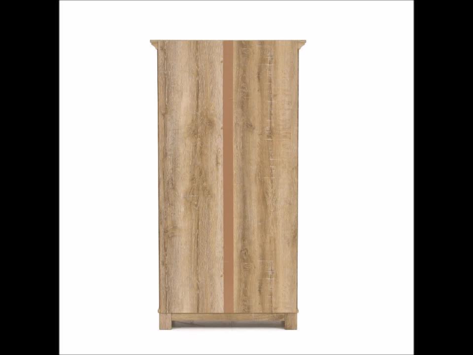 SAUDER Garden Villa Orchard Oak 4-Shelf Bookcase 424106