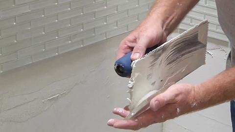 Custom Building Products Glass Tile 7 lb. White Premium Thin-Set Mortar Custom Building Products Glass Tile 7 lb. White Premium Thin-Set Mortar