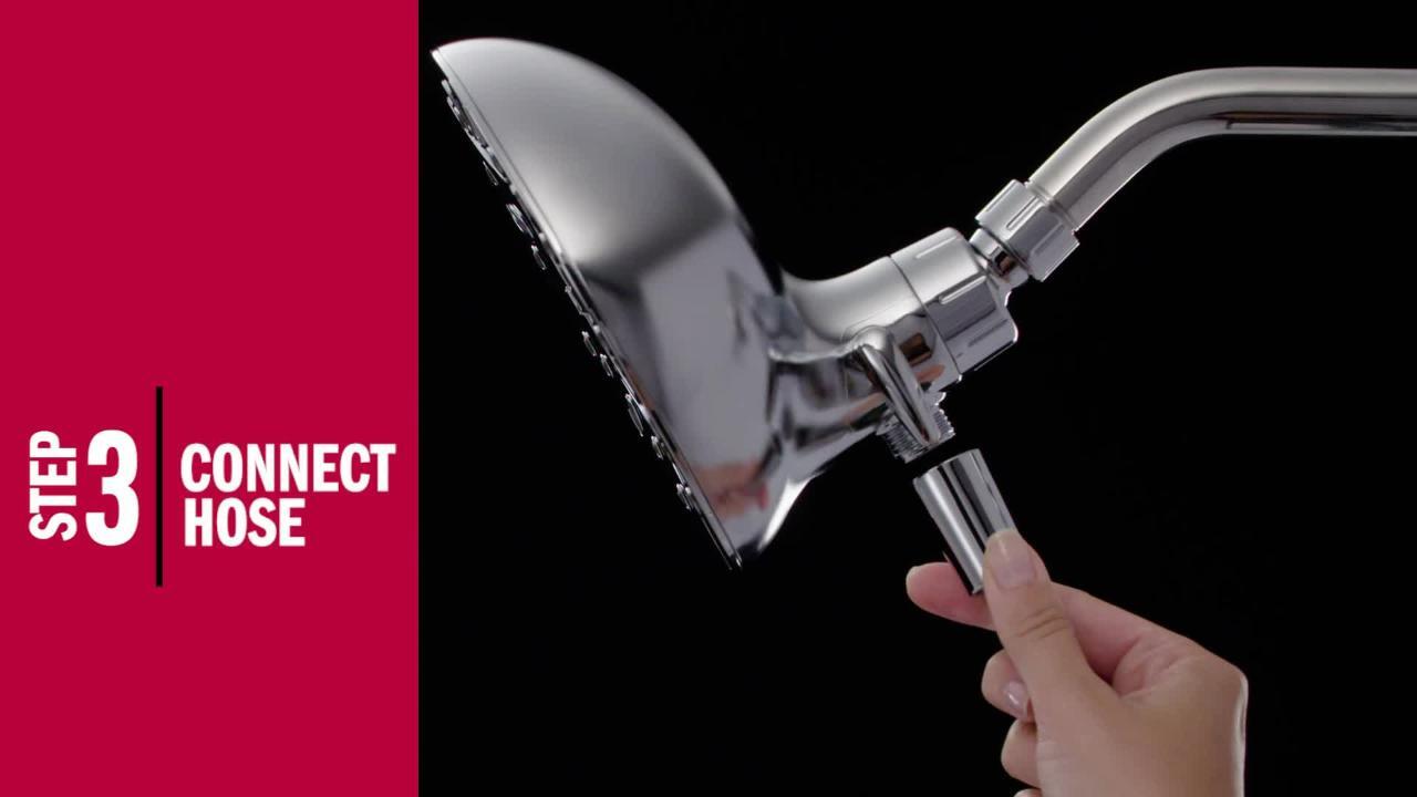 In2ition Two-in-One 5-Spray 5.8 in. Dual Wall Mount Fixed and Handheld Shower Head in Chrome In2ition Two-in-One 5-Spray 5.8 in. Dual Wall Mount Fixed and Handheld Shower Head in Chrome