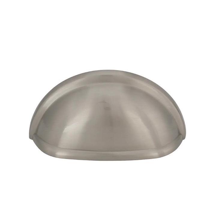 Cup Pulls Collection 3 in (76 mm) Satin Nickel Cabinet Cup Pull