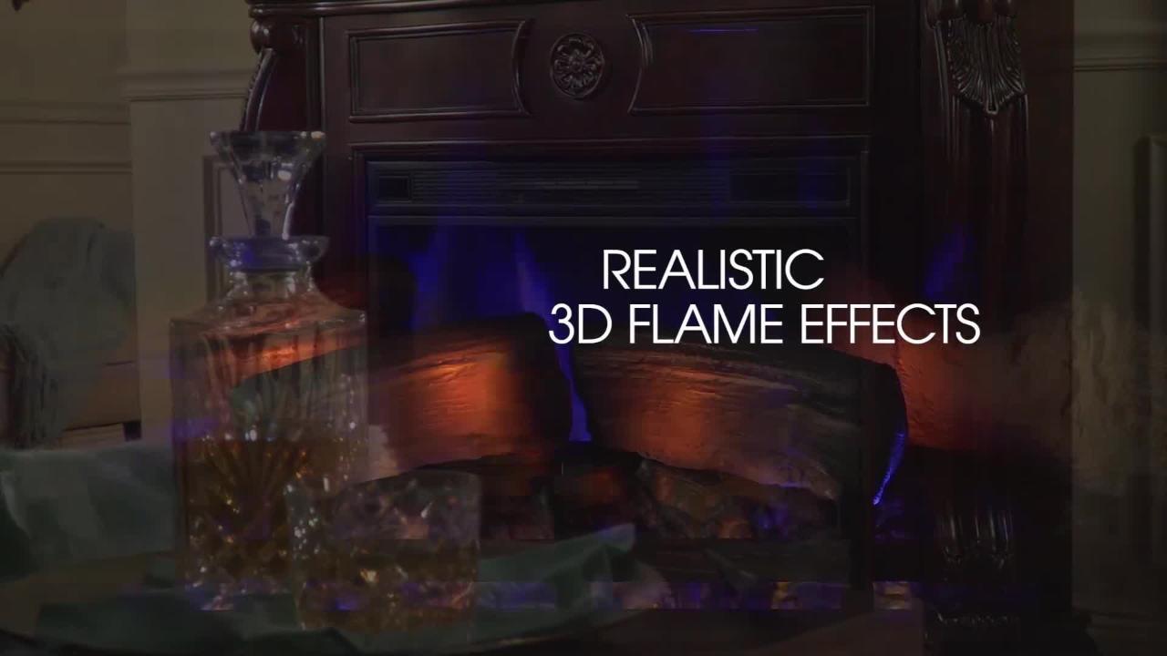 Classic Flame 36 in. Traditional Built-in Electric Fireplace