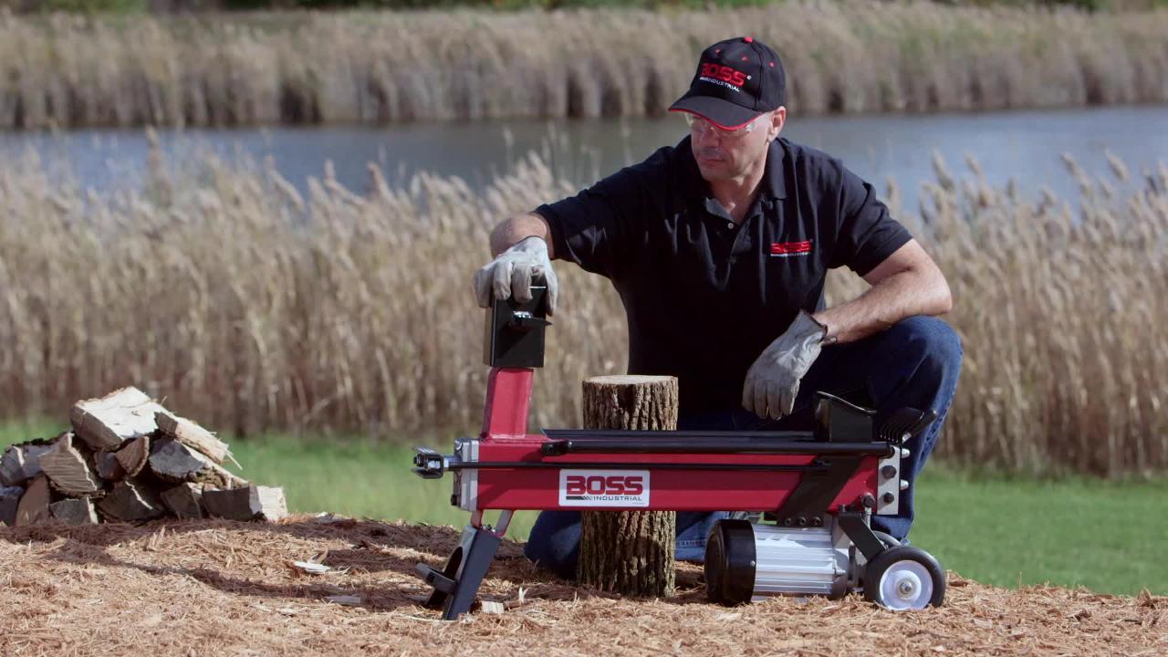 Boss log splitter 2024 7 ton