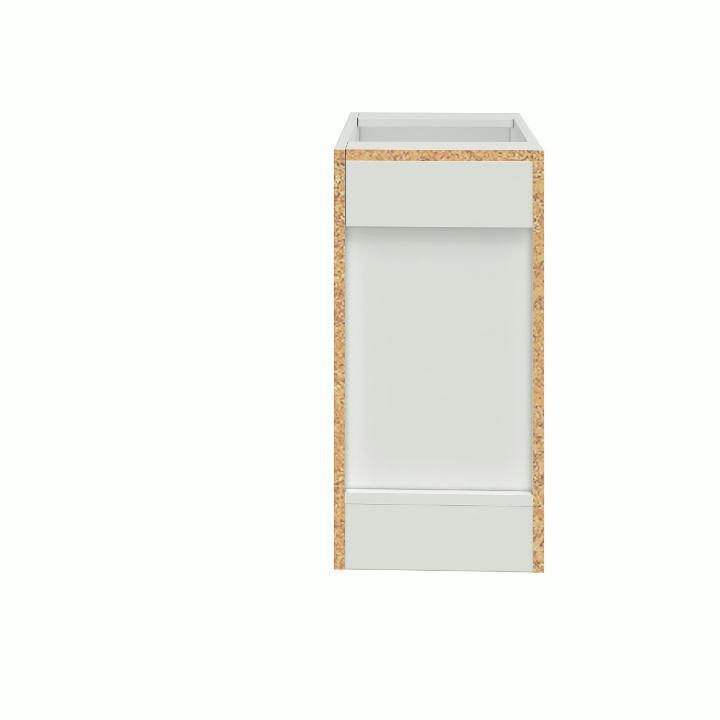 Home Decorators Collection Hawthorne Assembled 13 in. W x 44-13/16 in. H x  22 in. D Bath Mid Auxiliary Cabinet in Linen White 30667 - The Home Depot