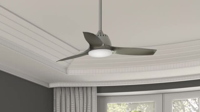 Casablanca Wisp 44" Pewter Indoor Ceiling Fan w/ Remote 59150 New 
